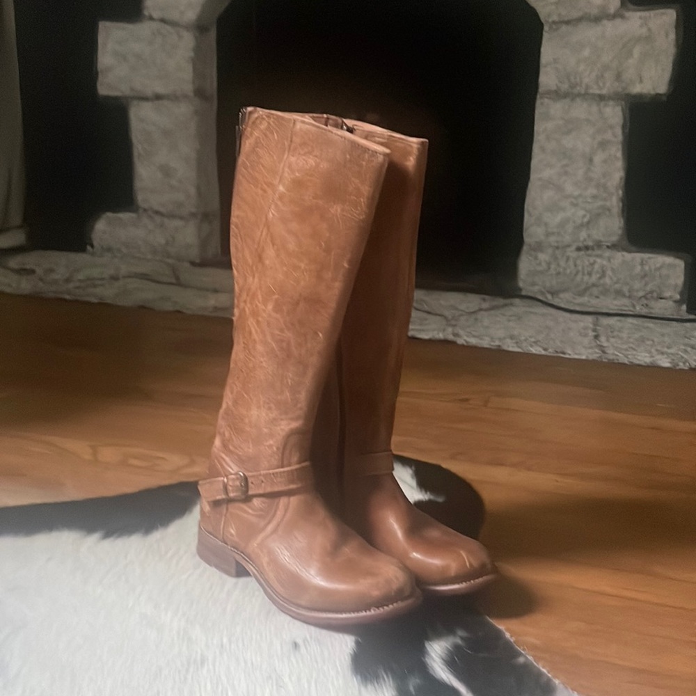 BED/STU leather boots